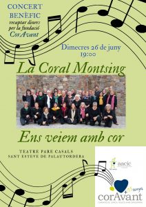 Cartell concert La Coral Montsing