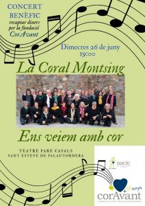 Cartel concierto La Coral Montsing