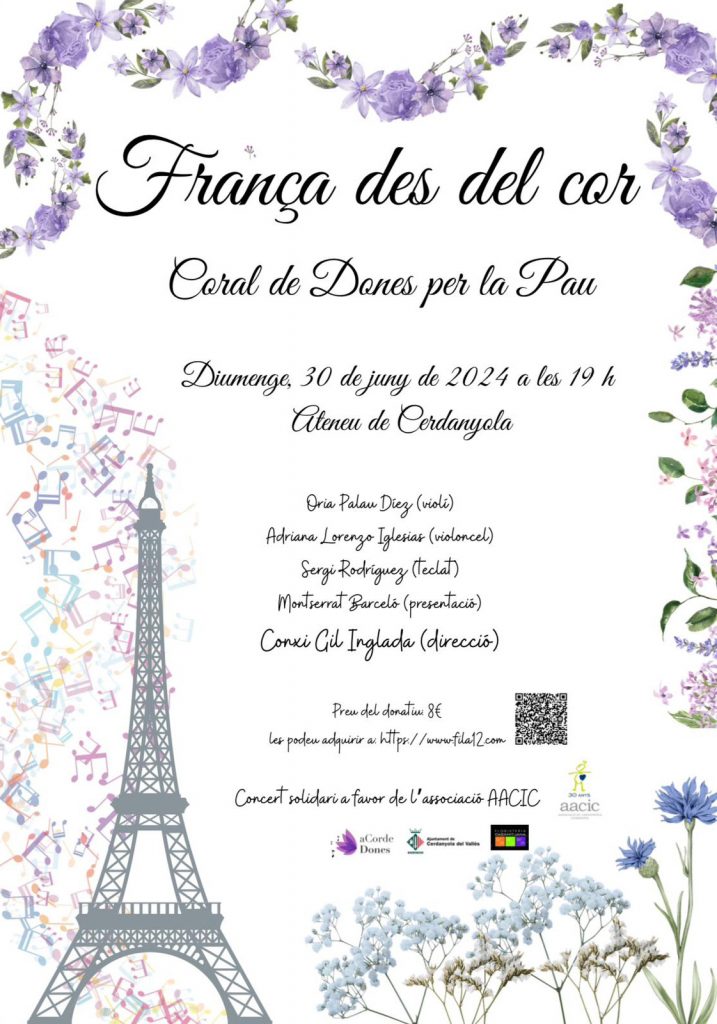Concert França des del cor amb la Coral de Dones per la Pau
