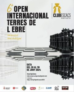 6è Open Internacional Escacs Terres Ebre